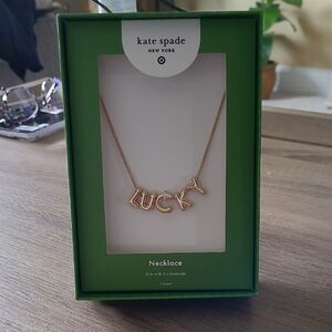 Kate Spade Gold Lucky Necklace
